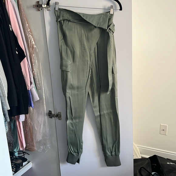 3.1 Phillip Lim Satin Cargo Trouser - Picture 2 of 3